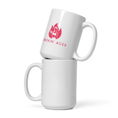 SA White glossy mug