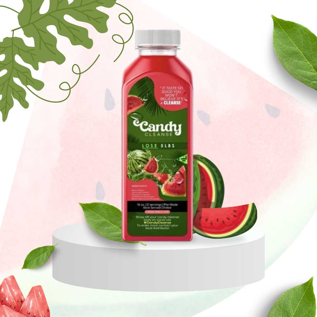 16oz Watermelon To Make Yourself Candy Cleanse