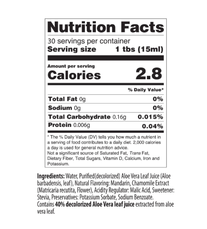 Nutriplus Aloe Glow Mandarin