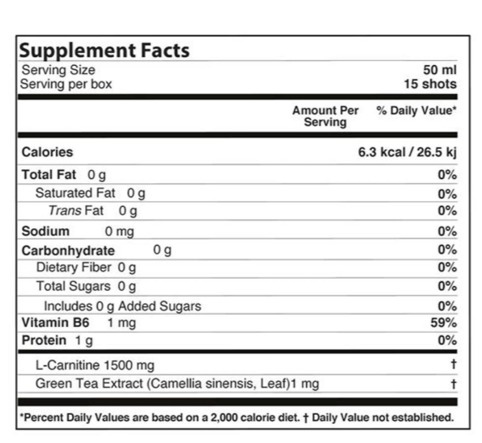 Nutriplus L-Carnitine Shot