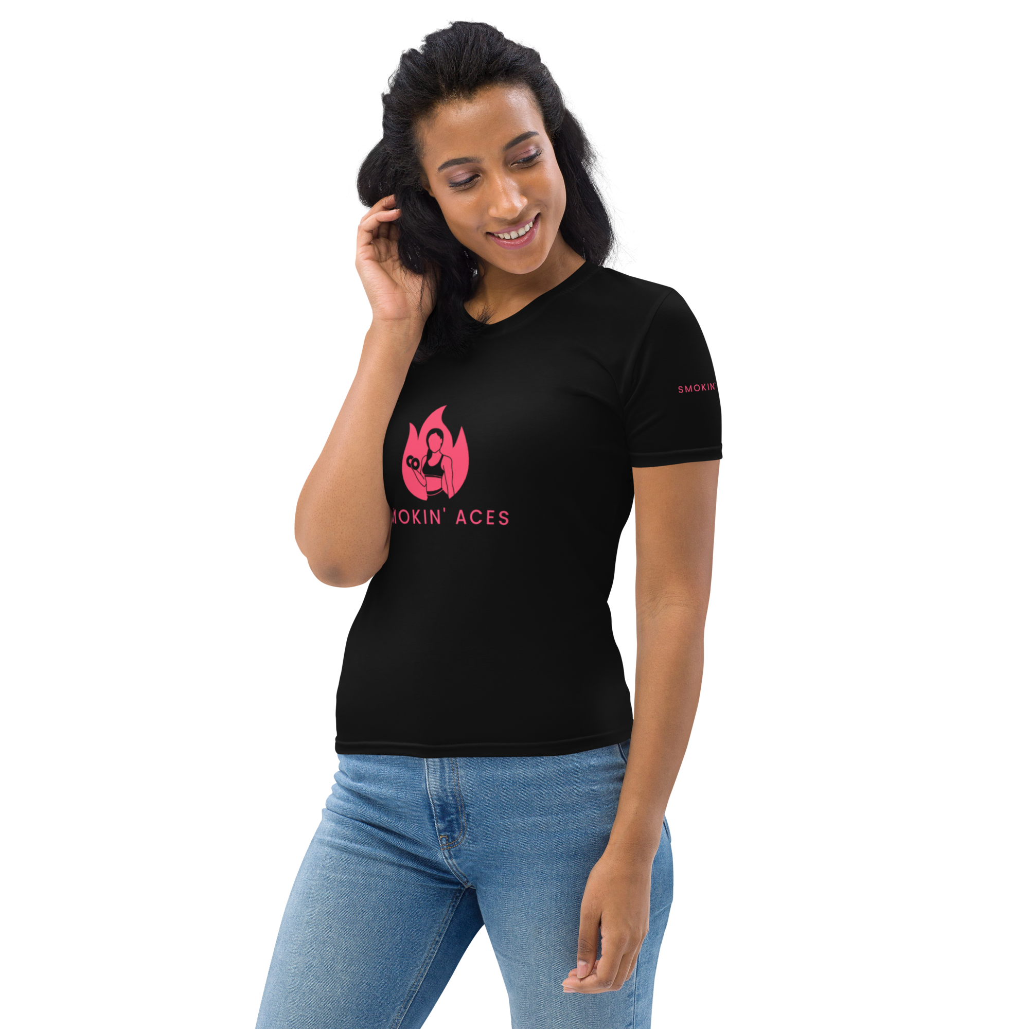 Smokin' Aces Black Women's T-shirt