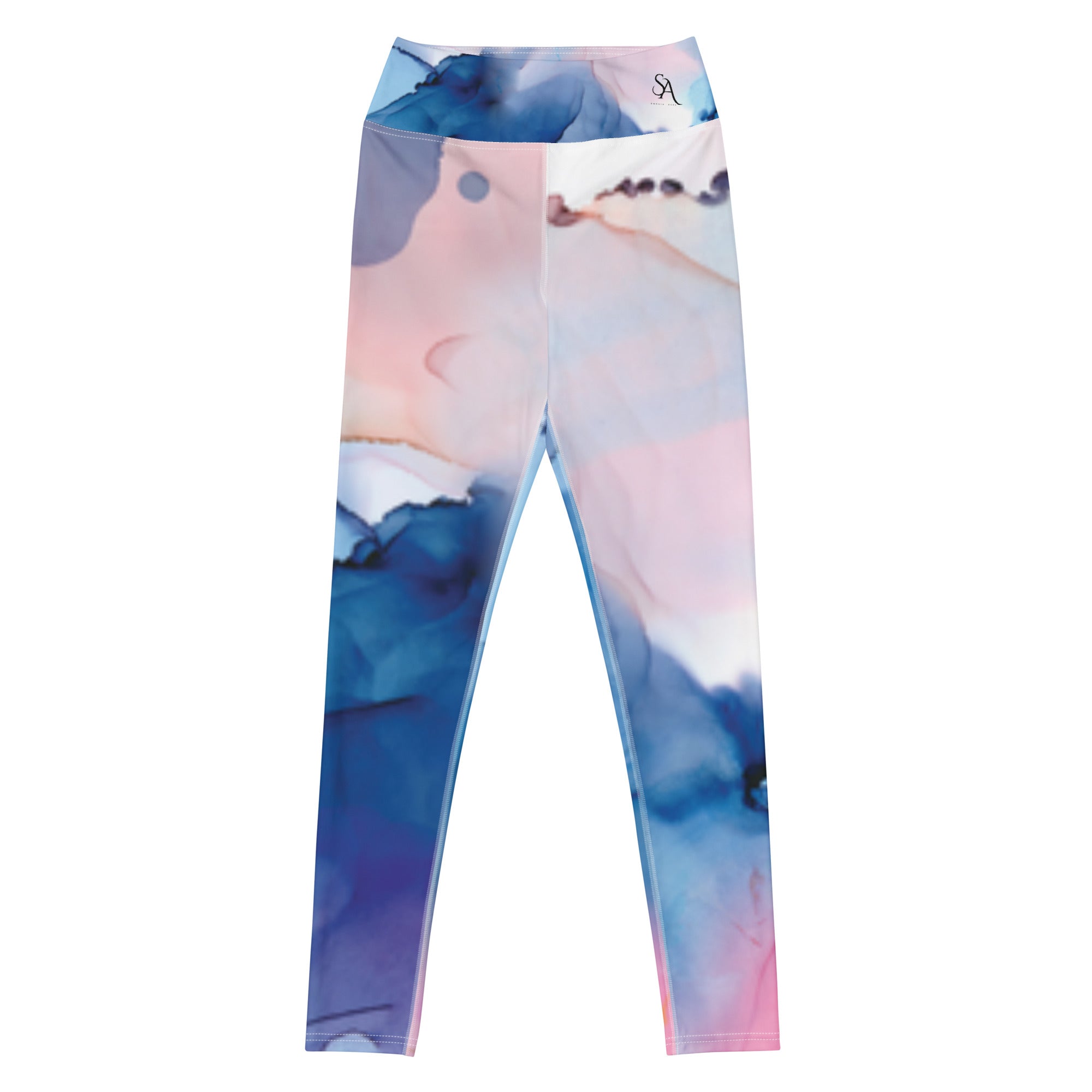 Marble Print Yoga Leggings