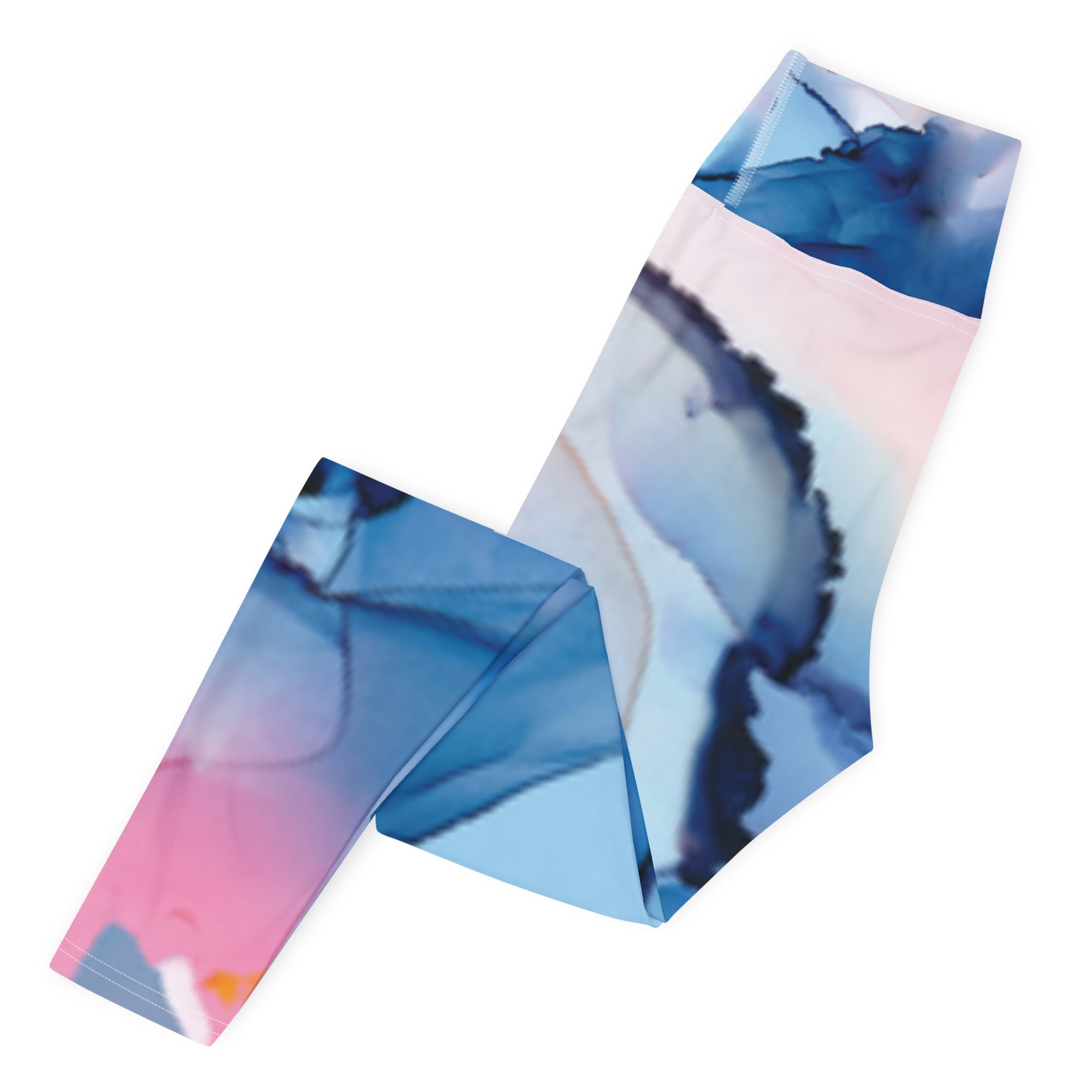 Marble Print Yoga Leggings